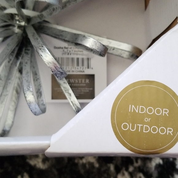 Pewter abstract wall art set of 3. NWT - Picture 4 of 5